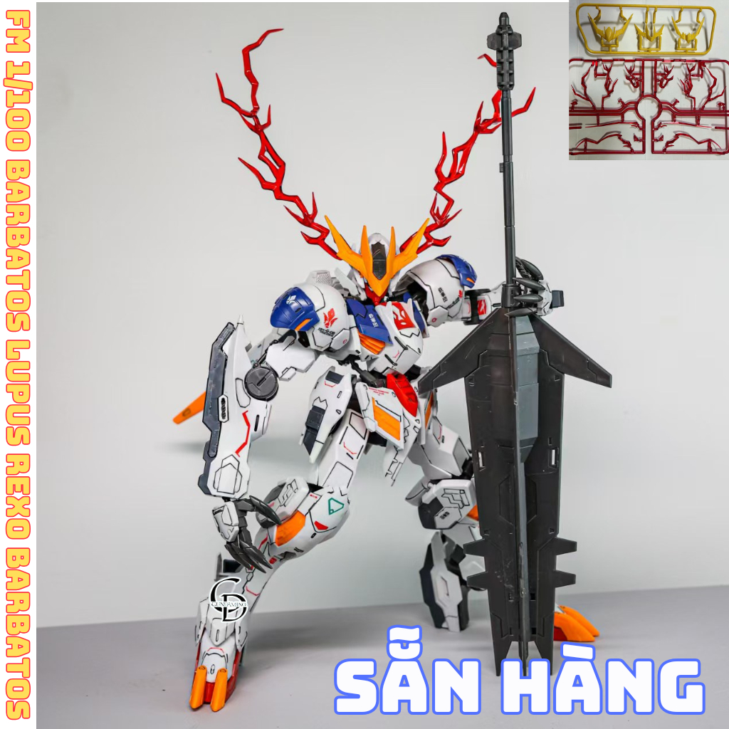 [SẴN HÀNG] Mô Hình Lắp Ráp Full Mechanics FM 1/100 Barbatos Lupus Rex Special Eye Effects