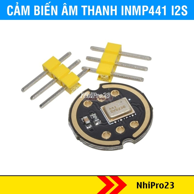Mô Đun Micro Đa Hướng Giao Diện I2S INMP441 MEMS Công Suất Thấp Siêu Nhỏ ESP32