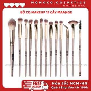  Bộ 13 Cọ Trang Điểm MAANGE Chuyên Nghiệp Lông Cọ Mềm Dễ Vệ Sinh 
