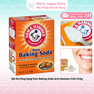 Bột Đa Công Dụng Pure Baking Soda Arm Hammer USA 454g - Marie Japan
