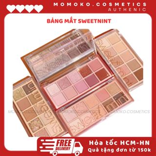  Bảng Phấn Mắt Nhũ Lì 10 Ô Sweet Mint Hiệu Ứng Lì Nhũ Bạc Hà Tông Màu Tự Nhiên Nâu Khối Chống Nước Phong Cách Hàn Quốc 
