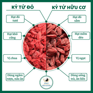Kỷ Tử Ninh Hạ 500g | Loại 1 - Hạt To, Đỏ, Đẹp, Trà Kỷ Tử, Nấu Chè Dưỡng Nhan, Bồi Bổ Cơ Thể
