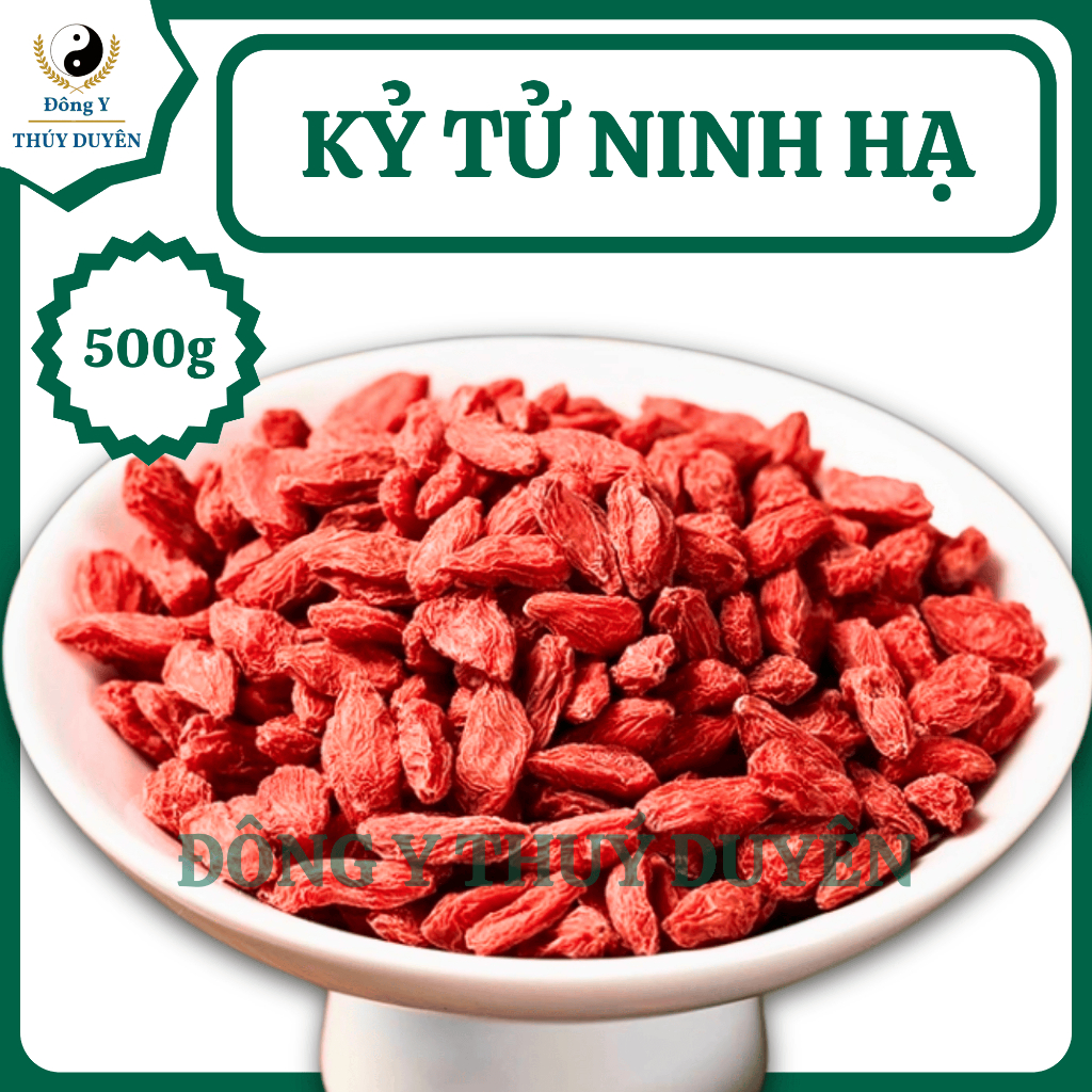 Kỷ Tử Ninh Hạ 500g | Loại 1 - Hạt To, Đỏ, Đẹp, Trà Kỷ Tử, Nấu Chè Dưỡng Nhan, Bồi Bổ Cơ Thể