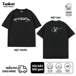  TANKOO áo thun in nam nữ chất liệu cotton- áo phông In Hình chữ kí DG House Rhyder Quang Anh anh trai say hi ATSH rhyder 