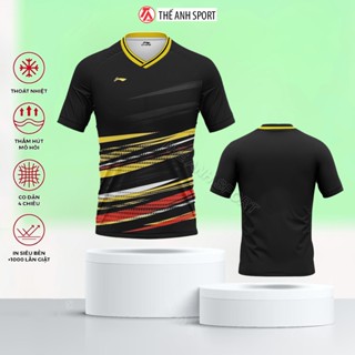 Áo cầu lông nam nữ, quần áo LINING co giãn 4 chiều thấm hút mồ hôi tốt (2359)