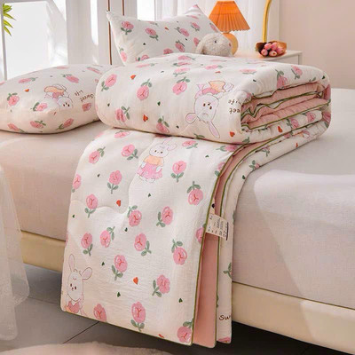 Chăn hè đũi sơ đậu nành bodecor kích thước 2mx2m3 nhập khẩu, Mền hè đũi cotton chất liệu mềm mại thoáng mát mẫu mới 2025