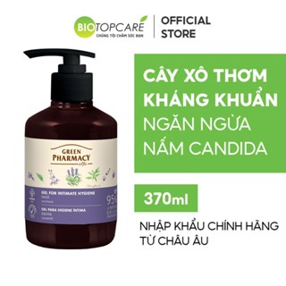  Dung Dịch Vệ Sinh Phụ Nữ Green Pharmacy Kháng Khuẩn chiết xuất Cây Xô Thơm 370ml - BioTopcare 