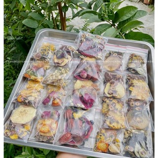 Trà hoa quả detox (lựa quả ngọt và thơm mới sấy)