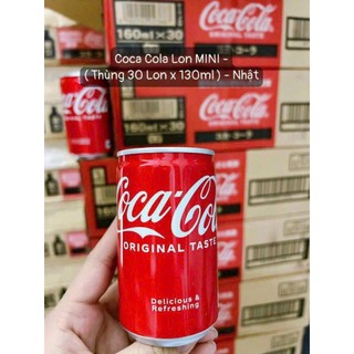 🥤[Nội Địa Nhật] Nước Ngọt Có Ga Coca Cola Nhật Bản Lon Mini Vị Nguyên Bản 160ml