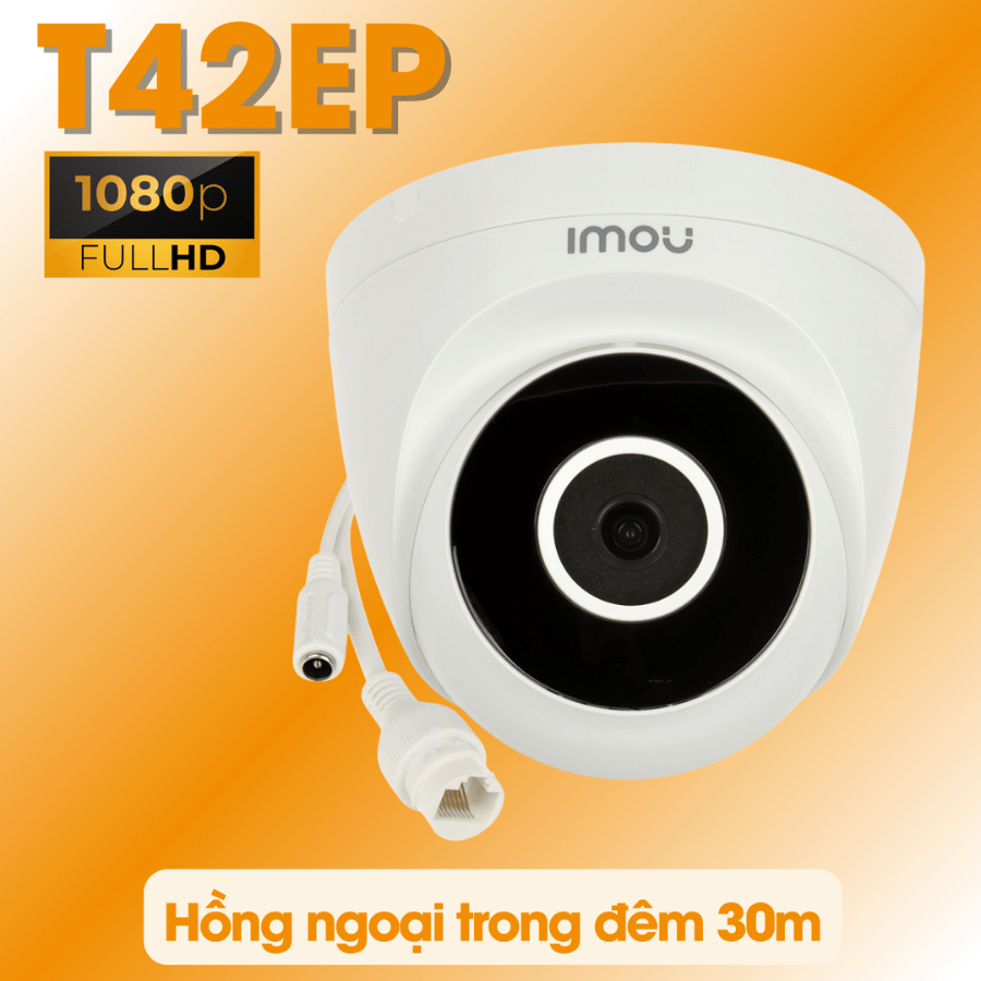 Camera IP Wifi Dome 4MP IMOU IPC-T42EP -Trong Nhà