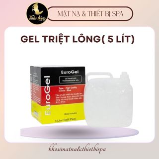 [ Ship Hoả Tốc TPHCM] Gel EURO Gel Siêu Âm  - Gel Lạnh Triệt Lông Can 5 Lít