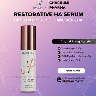 Tinh Chất Phục Hồi Da Hydrinity Restorative HA Serum Căng Bóng Và Cải Thiện Độ Đàn Hồi Da 30ml 