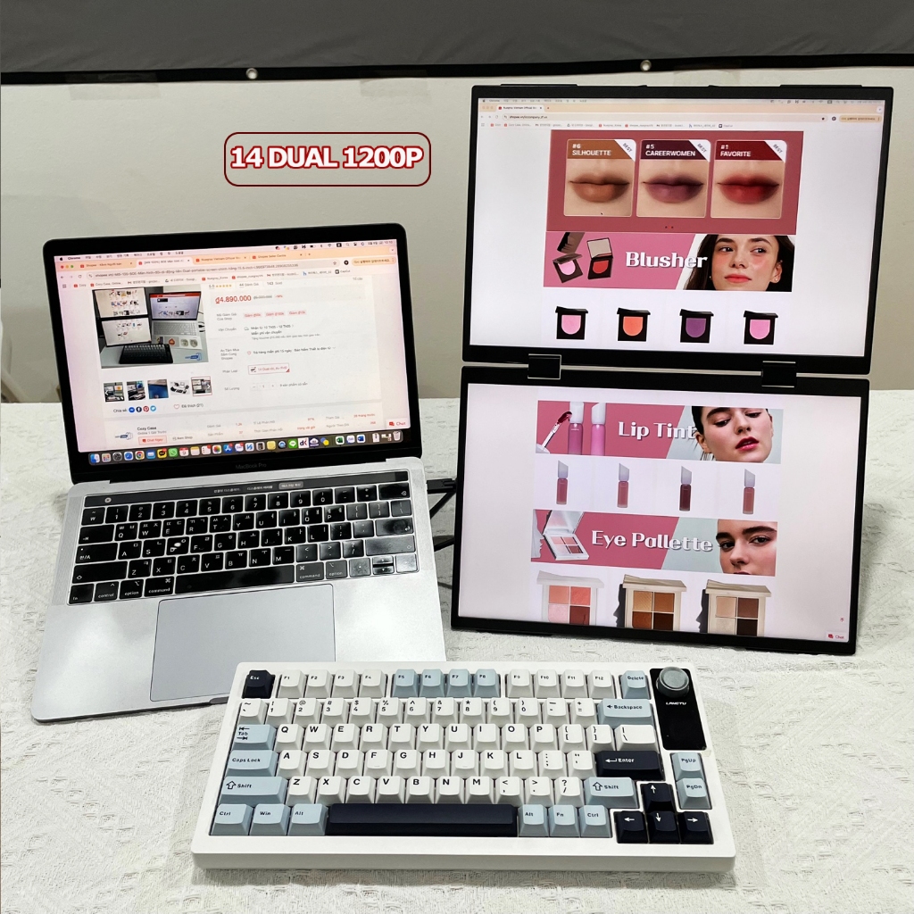 [Mới 100%] BOE Màn hình đôi di động Dual portable screen chính hãng - 14 inch | BigBuy360 - bigbuy360.vn