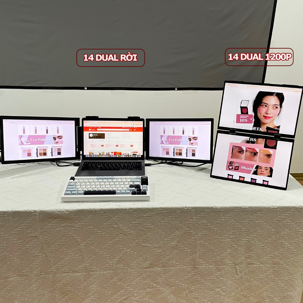 [Mới 100%] BOE Màn hình đôi di động Dual portable screen chính hãng - 14 inch | BigBuy360 - bigbuy360.vn