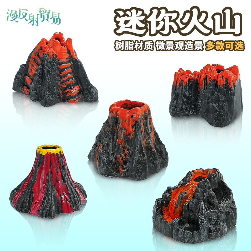 Mô hình sủi Oxy hình dáng núi lửa phun trào