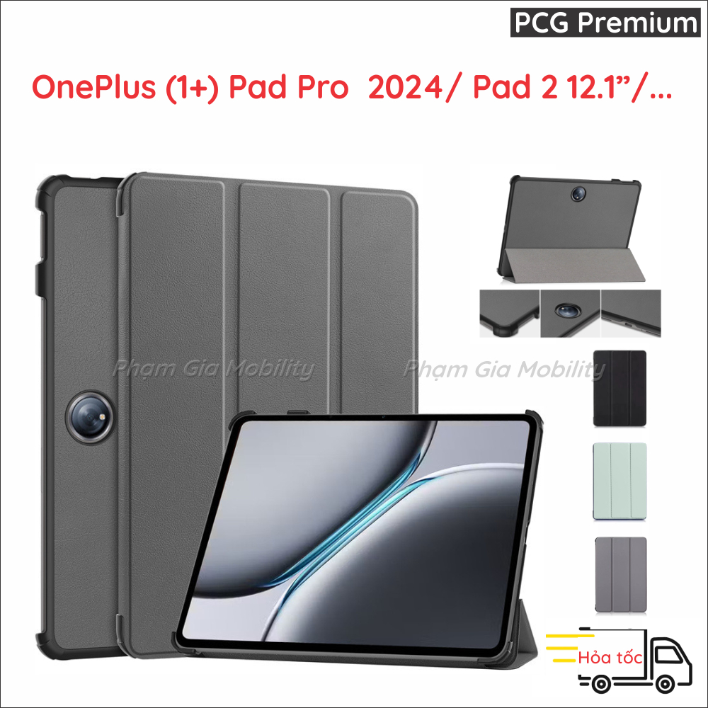 Bao da Oppo Pad Air 10.3"/ Pad 3 Pro/ Pad 2 11.6" / OnePlus Pad 2/ Pad Pro 2024 12.1" inch bao da xị