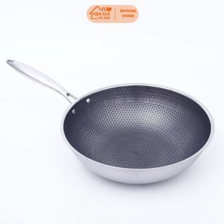 Chảo Tổ Ong Sâu Lòng Size 32cm Mẫu Mới - Tiện Lợi Cho Mọi Món Nấu