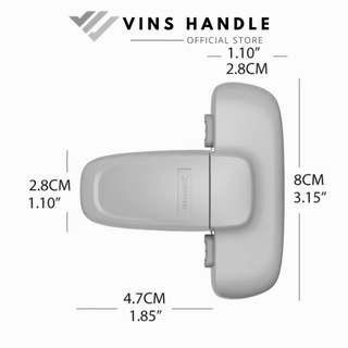  3105 Khoá tủ lạnh  Khoá Chốt Gài Tủ Lạnh Hộc tủ an toàn cho bé 