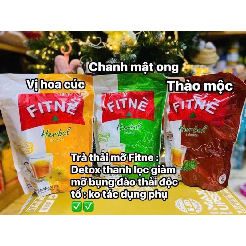 [CHUẨN THÁI] Trà thảo mộc Fitne Herbal Thái Lan (30-40 gói)