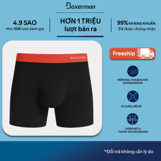  Quần sịp nam Boxer Brief - 3D PRO Boxerman Ép nhiệt định hình ôm body nâng túi trước cực chuẩn 