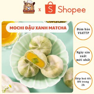  Bánh Mochi Matcha Đậu Xanh Không Đường Mềm Dẻo Thơm Ngon Phù Hợp Với Mọi Người 