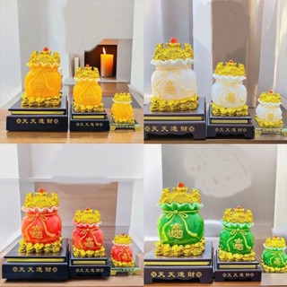 [ĐÃ KHAI QUANG] Túi Tiền Kim Bảo Vật Phẩm Phong Thủy Cầu Tài Lộc - Túi Tiền Phong Thủy May Mắn (Đỏ, vàng, xanh, trắng)