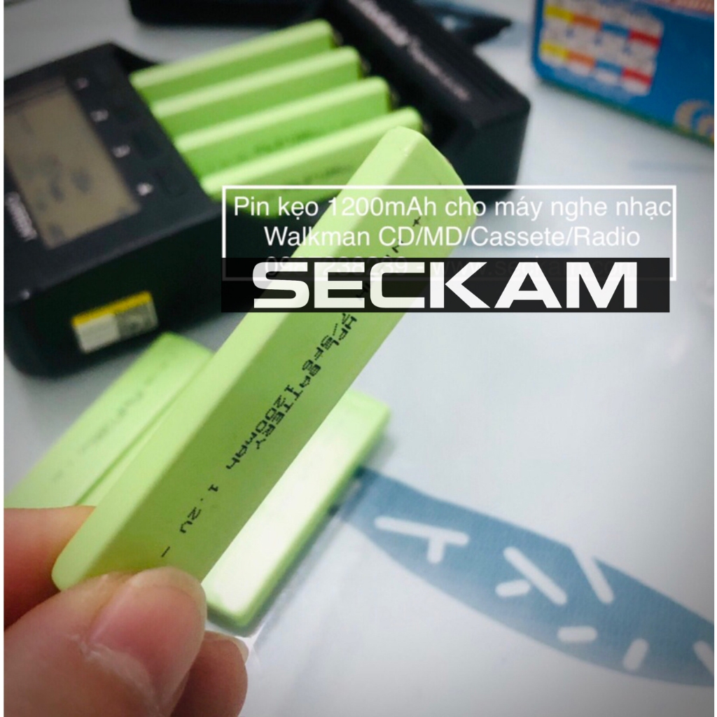Ni-MH 1200mAh cho máy nghe nhạc Walkman  CD MD