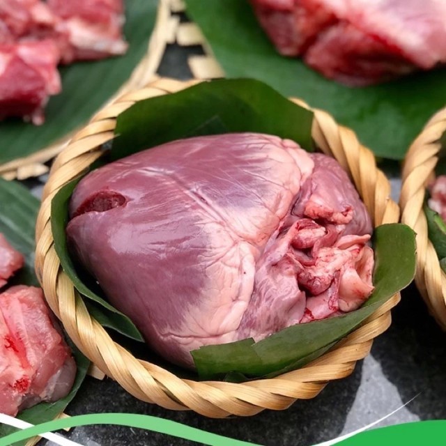 Tim heo nhập khẩu 1kg (giao hỏa tốc tphcm)