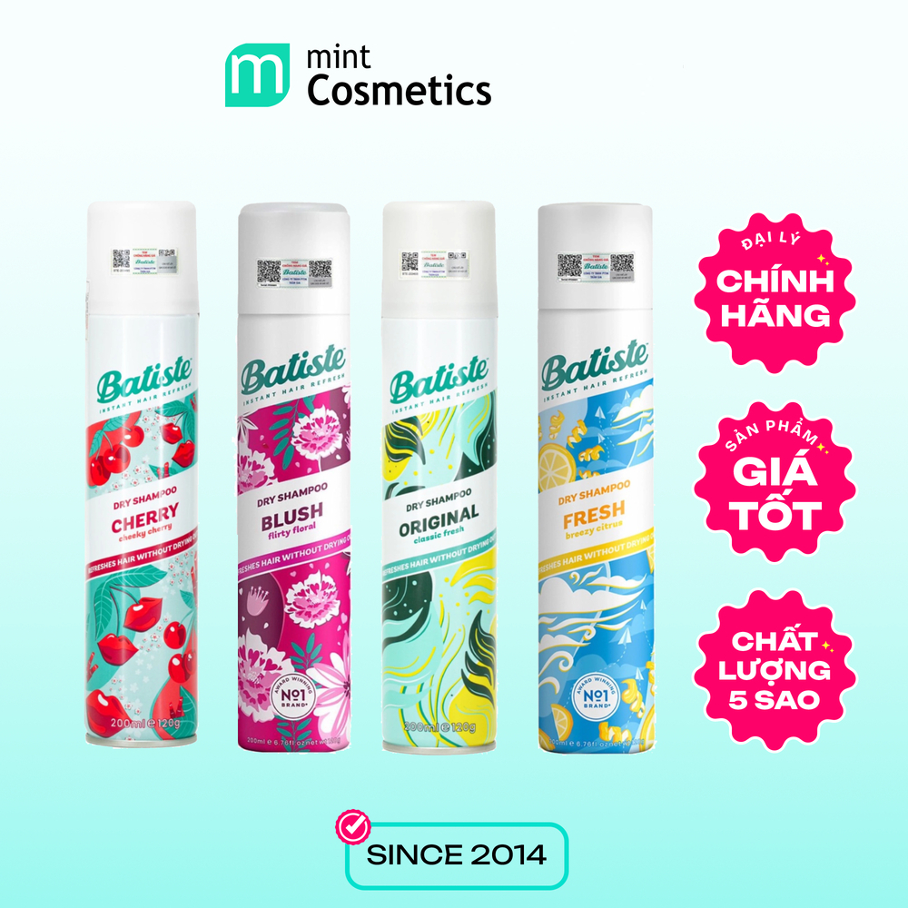 Dầu gội khô Batiste 200ml