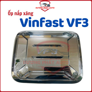 Ốp nắp che sạc MẠ CROM xe Vinfast VF3- Hàng cao cấp