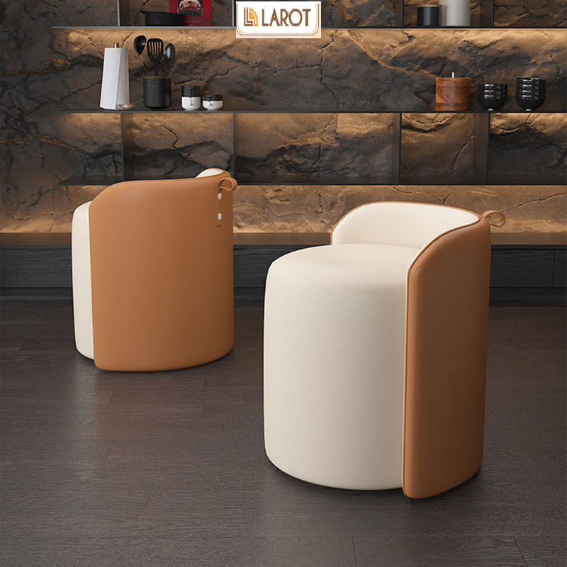 Ghế đôn trang điểm, ghế sofa decor bàn trà sofa thiết kế hiện đại sang trọng thương hiệu Larot- GC51