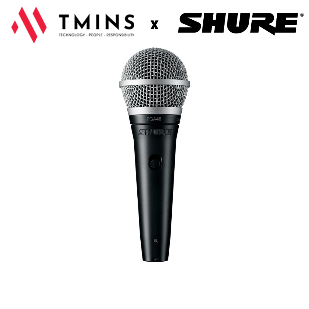 Micro thu âm vocal dynamic cardioid Shure PGA48 - Hàng chính hãng