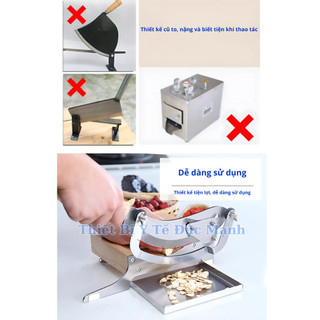 Dao cầu thái đa năng, thái thuốc dược liệu, thái nấm, thép 30CR13, inox 430