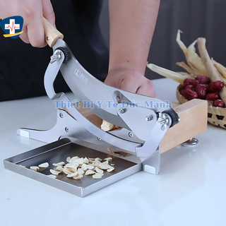 Dao cầu thái đa năng, thái thuốc dược liệu, thái nấm, thép 30CR13, inox 430