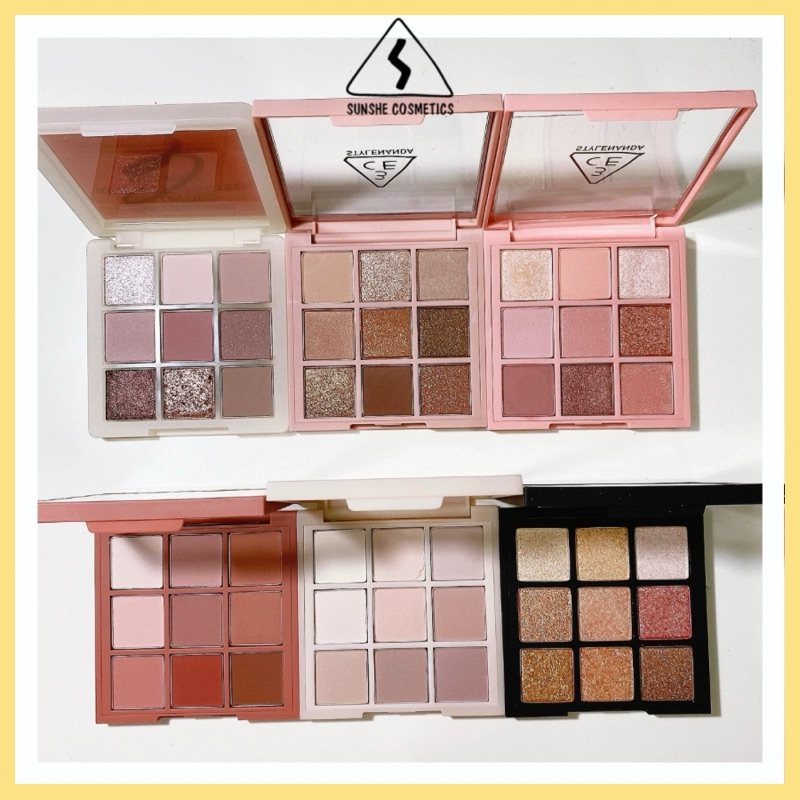 Bảng Phấn Mắt 9 Màu 3.C.E Multi Eye Color Palette