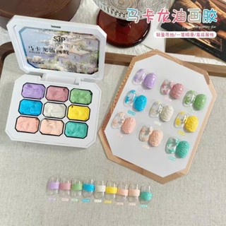 Sét Dặm ombre 9 màu làm ombre Làm Nail Siêu Đẹp