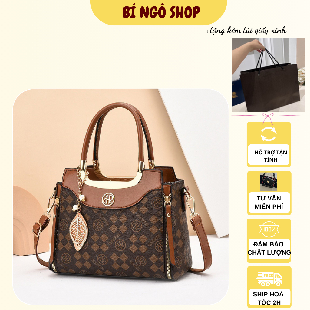 Túi xách tặng mẹ /cô/dì U40-U60t cao cấp thiết kế sang trong BÍ NGÔ