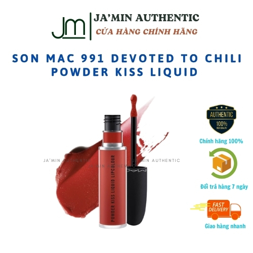Son Kem Powder Kiss Liquid Lipcolour Màu 991 Devoted To Chili