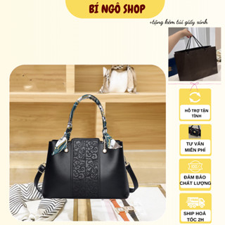 Túi xách Trung Niên tặng mẹ/cô ngày đặc biệt.Túi xách cao cấp và sang trọng tặng kèm túi giấy và khăn quấn BÍ NGÔ