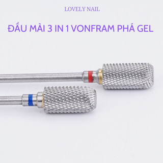 Đầu mài phá gel vonfram, đầu mài phá gel 3in1, đầu mài phá kim cương, đầu mài phá gel đa năng