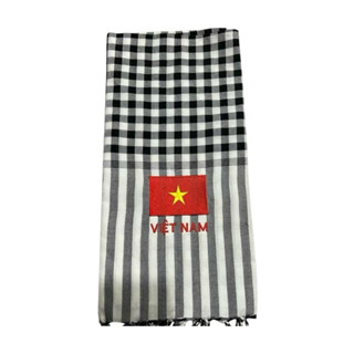  Khăn rằn Nam bộ thêu cờ Tổ quốc 