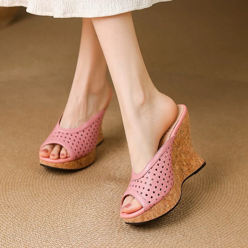 🍧 ORDER 🍧 Giày quai ngang laze mũi nhọn đế xuồng 10cm 34-39