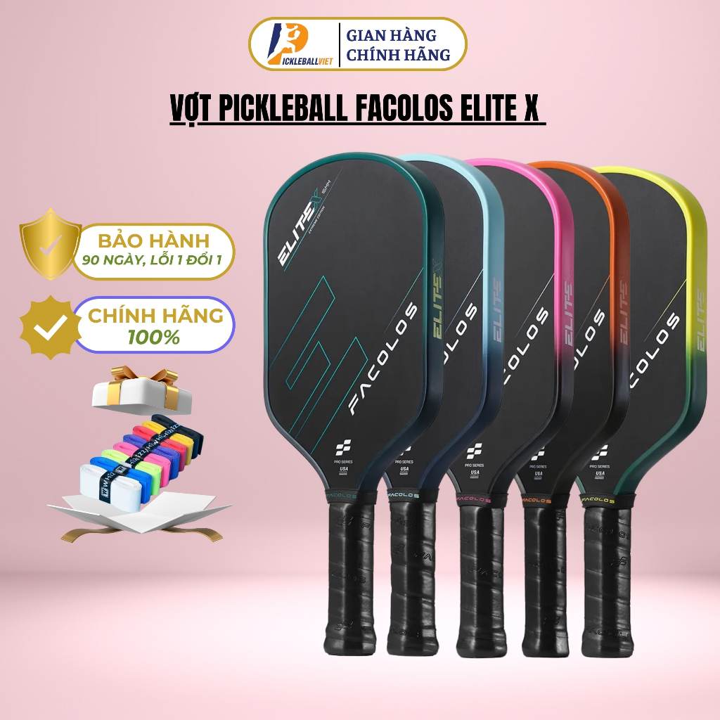 ✅Vợt Pickleball Facolos Elite X Chính Hãng