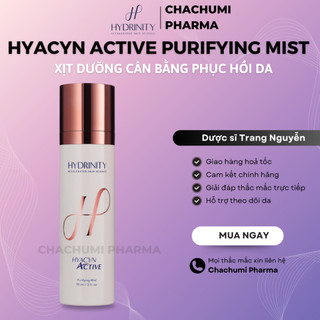 Xịt Dưỡng Hydrinity Hyacyn Active Purifying Mist Phục Hồi Hỗ Trợ Thúc Đẩy Làm Lành Tổn Thương 90ml 