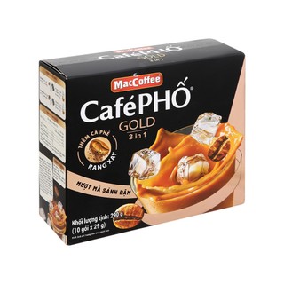 Cà phê sữa đá Café Phố Gold MacCoffee Bịch 30 Gói x 29g