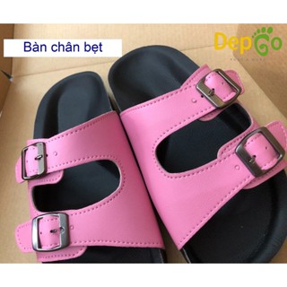 Dép 2 khóa BÀN CHÂN BẸT- Làm theo tình trạng chân- Màu hồng