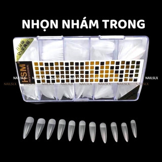 Móng úp nhám HSM lẻ size form nhọn size 5, 6, 7, 8 & 9 (Túi) móng lẻ gắn nail