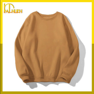 Áo sweater trơn unisex nam nữ cổ tròn vải nỉ bông (nhiều màu)