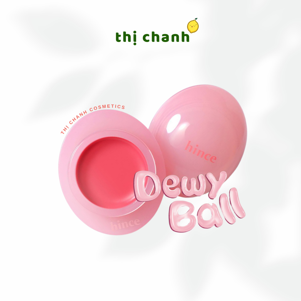 (Mua 2 tặng 1 sticker) Son và Má Hồng Dạng Thạch HINCE Raw Glow Dewy Ball 3.5g
