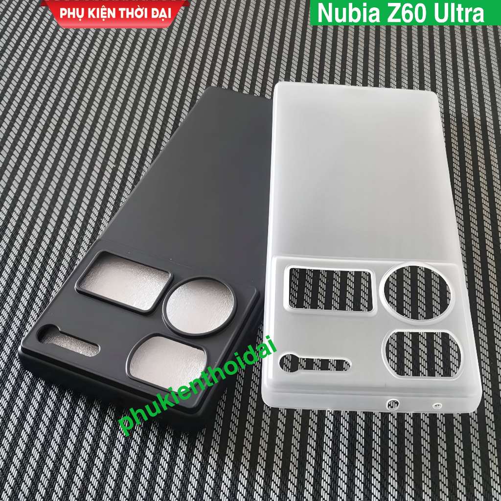 Ốp lưng Nubia Z60 Ultra / Z60s Pro / Z70 Ultra / Z70s Ultra dẻo màu siêu mỏng ôm máy chống sốc